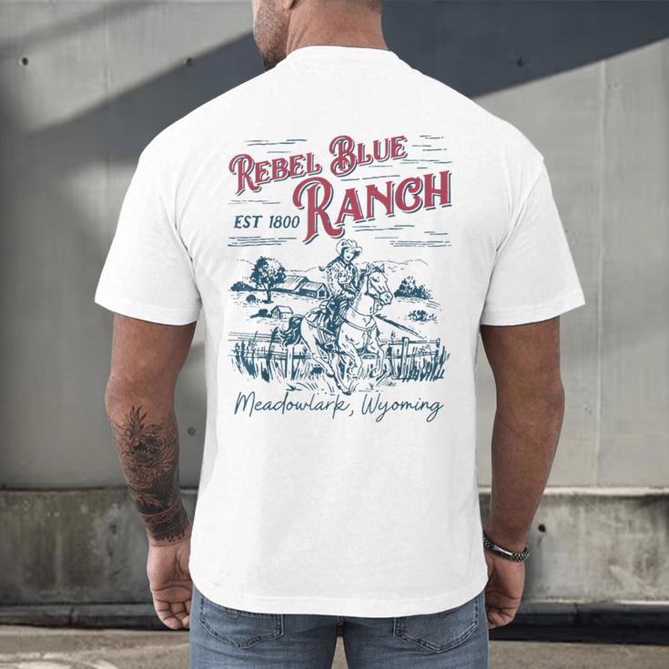 Western Book Love Cowboy Reader Bookish Bookworm Cowgirl Men's Back Print T-Shirt Western Book Love Cowboy Reader Bookish Bookworm Cowgirl Men's Back Print T-Shirt