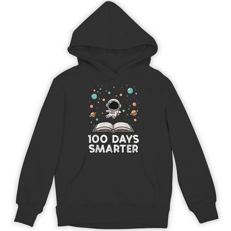 100 Days Smarter Astronaut Book 100th Day Girls Kids Women Unisex Hoodie