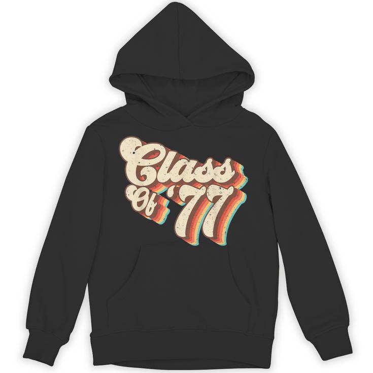 1977 Class Reunion Retro Class Of 77 High School Graduation Unisex Hoodie