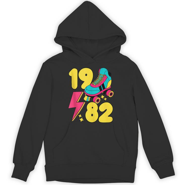 1982 Retro Raised In The 80s Old School Nostalgia Vibes Unisex Hoodie