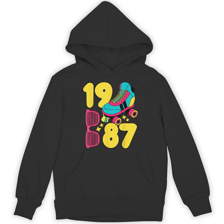 1987 Retro Raised In The 80s Old School Nostalgia Vibes Unisex Hoodie