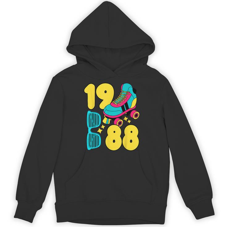 1988 Retro Raised In The 80s Old School Nostalgia Vibes Unisex Hoodie