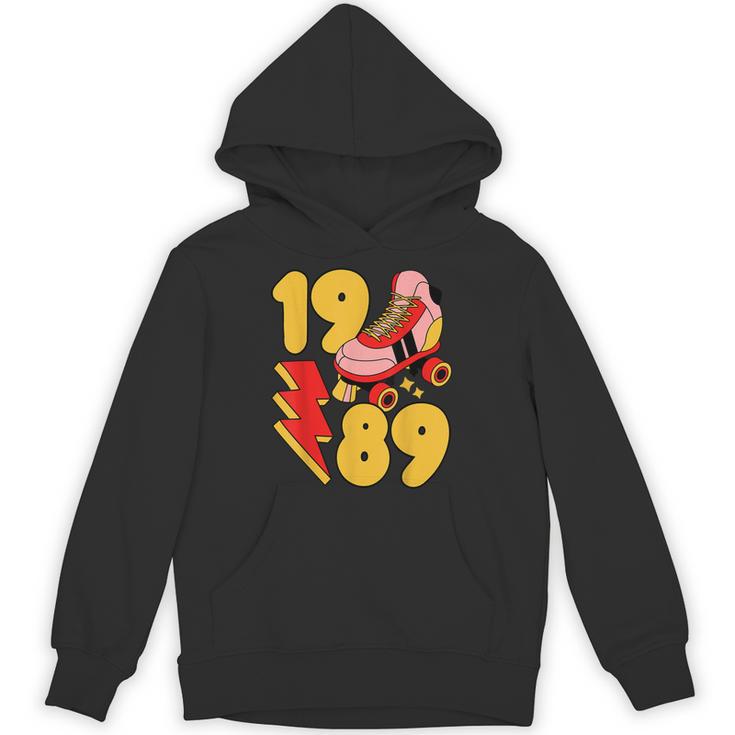 1989 Retro Roller Skate Vintage 80s Nostalgia Collector Unisex Hoodie