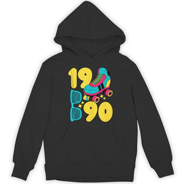 1990 Retro Raised In The 90s Old School Nostalgia Vibes Unisex Hoodie