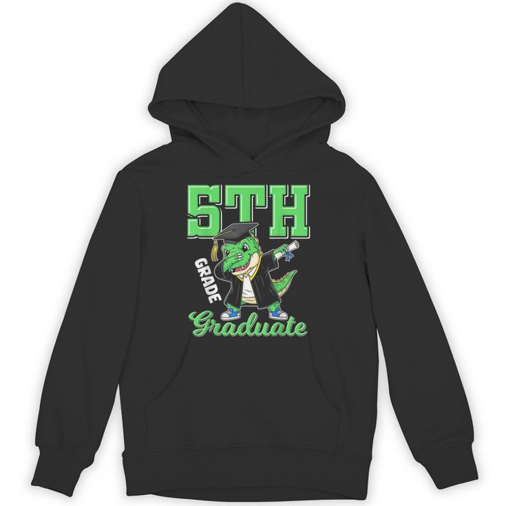 5th Grade Graduate Dinosaur Dab Graduation School Unisex Hoodie