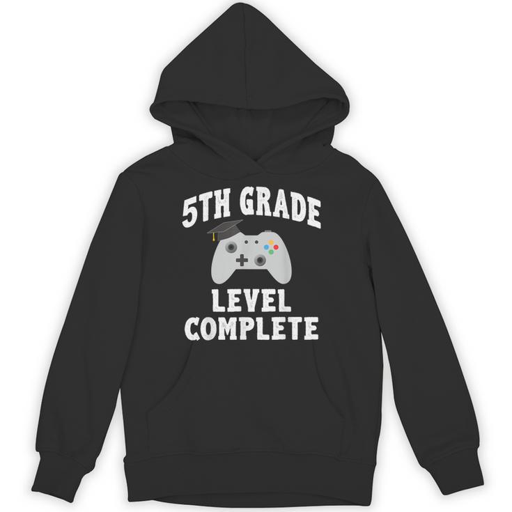 5th Grade Level Complete Gamer Class Of 2025 Graduation Unisex Hoodie
