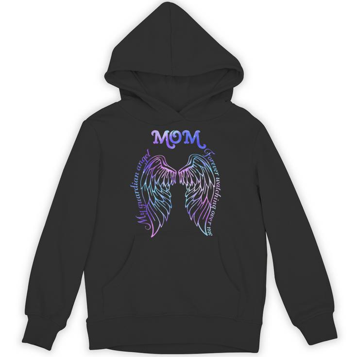 61eO Mom Memory My Guardian Angels Loss Of Mom Memorial Unisex Hoodie