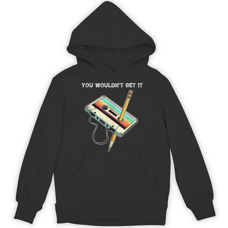 70s 80s 90s Retro Party Costume Nostalgia Cassette Unisex Hoodie