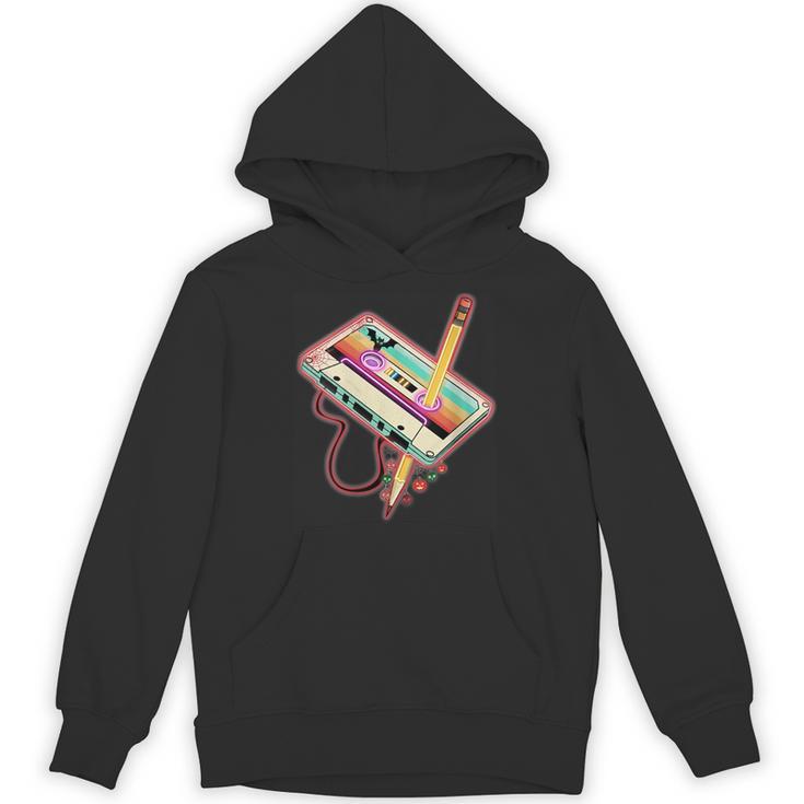 80s 90s Retro Halloween's Party Costume Nostalgia Cassette Unisex Hoodie