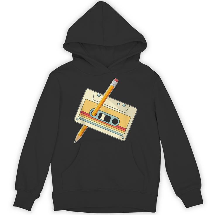 80's 90's Retro Music Party Costume Nostalgia Cassette Unisex Hoodie