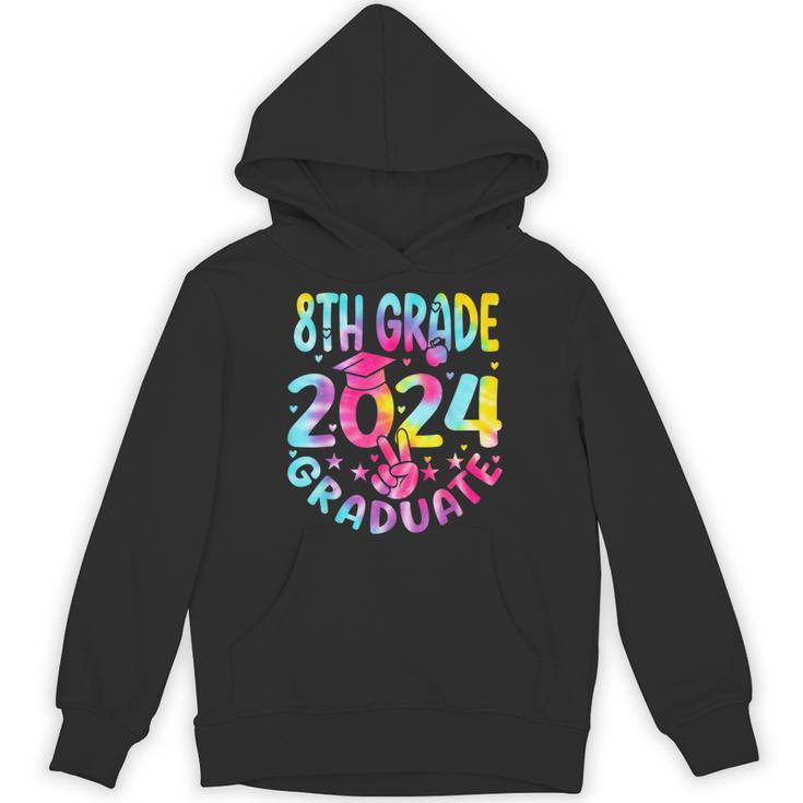 8th Grade Graduate 2024 Graduation Last Day Of School Tie Unisex Hoodie