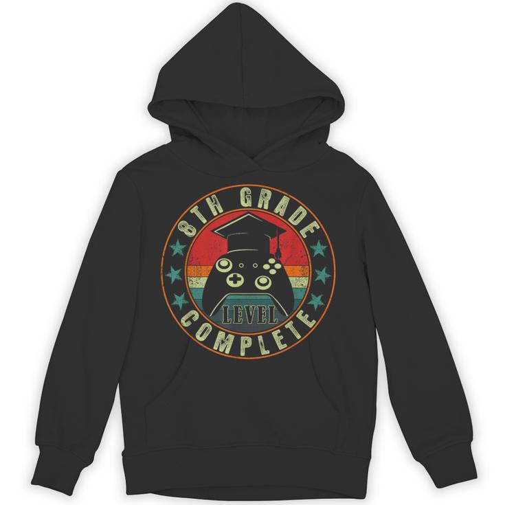 8th Grade Graduation Gamer 8th Grade Level Complete Unisex Hoodie