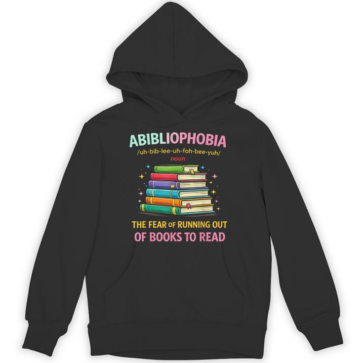 Abibliophobia Book Lovers Graphic Unisex Hoodie