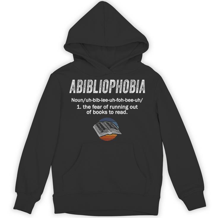 Abibliophobia Pupil Reading Bookworm Tees Reader Unisex Hoodie