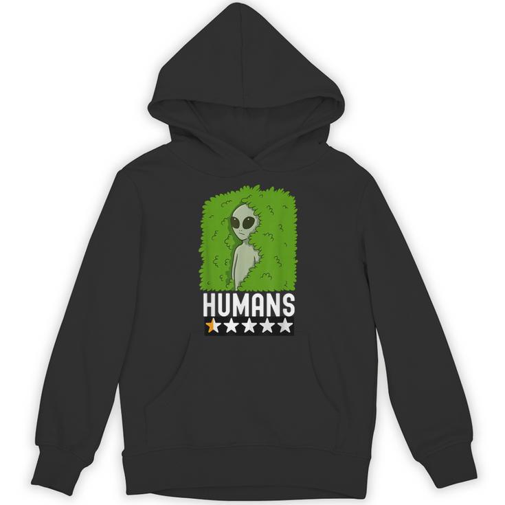 Alien Avoids Humans Sarcastic Introvert Humor Unisex Hoodie