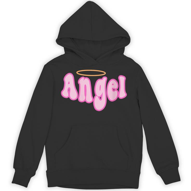 Angel Y2k Aesthetic 2000s Millennial Nostalgia Retro Pink Unisex Hoodie
