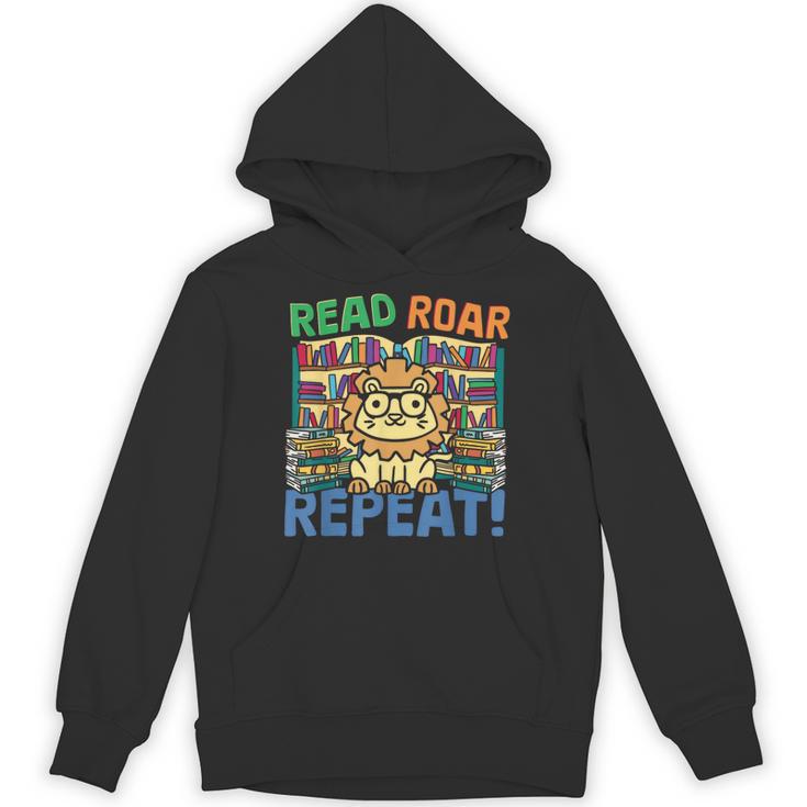 Animals Read Reading Book Library First Day Of School Kids Unisex Hoodie