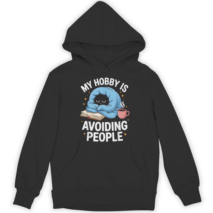 Anti-Social Club Homebody Introvert Hibernate Hermit Shyness Unisex Hoodie
