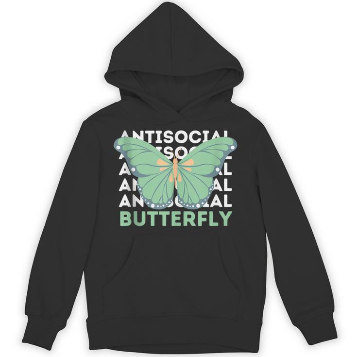 Anti-Social Introvert Butterfly Unisex Hoodie