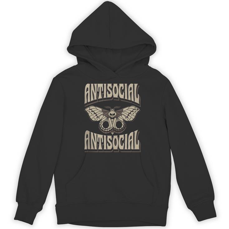 Antisocial Butterfly Quote Socially Selective Introvert Unisex Hoodie