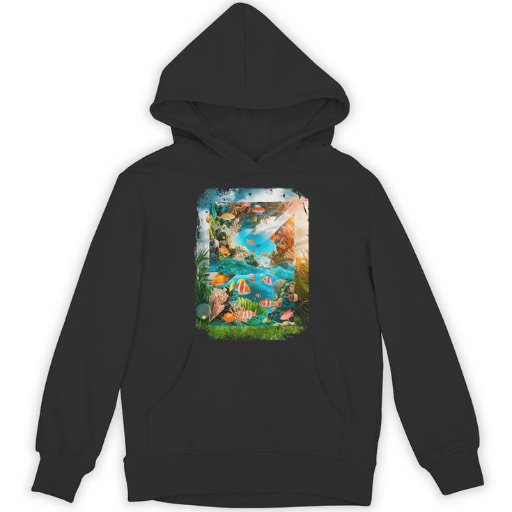 Aqua In The Skies Frutiger Aero Unisex Hoodie