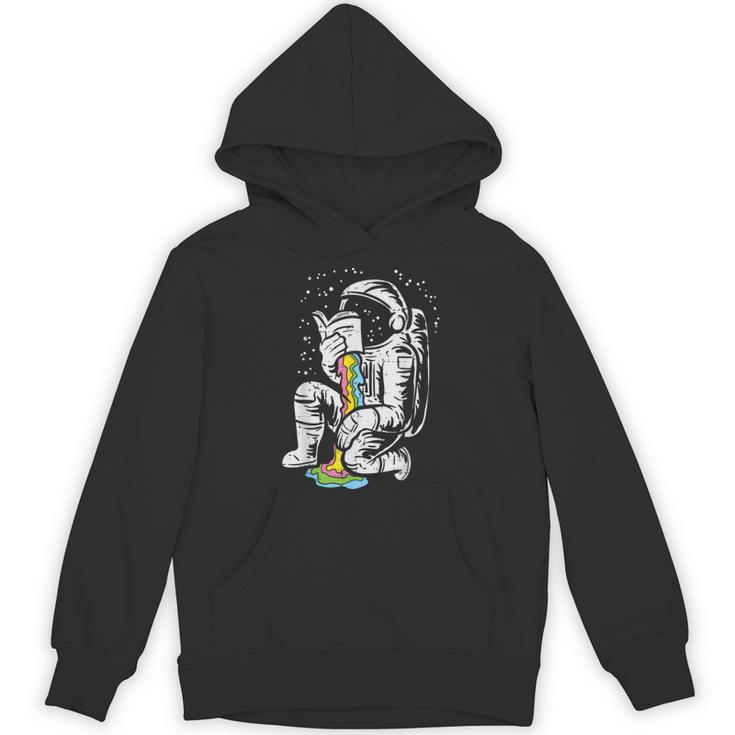 Astronaut Reading Book Space Galaxy Bookworm Men Women Kids Unisex Hoodie