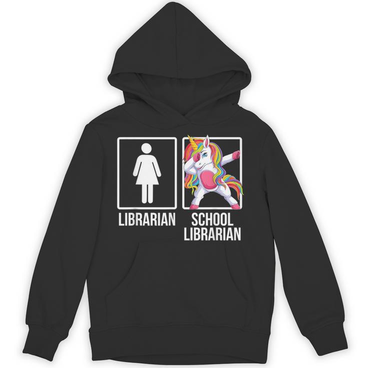 Back To School Library Unicorn Book Lover School Librarian Unisex Hoodie