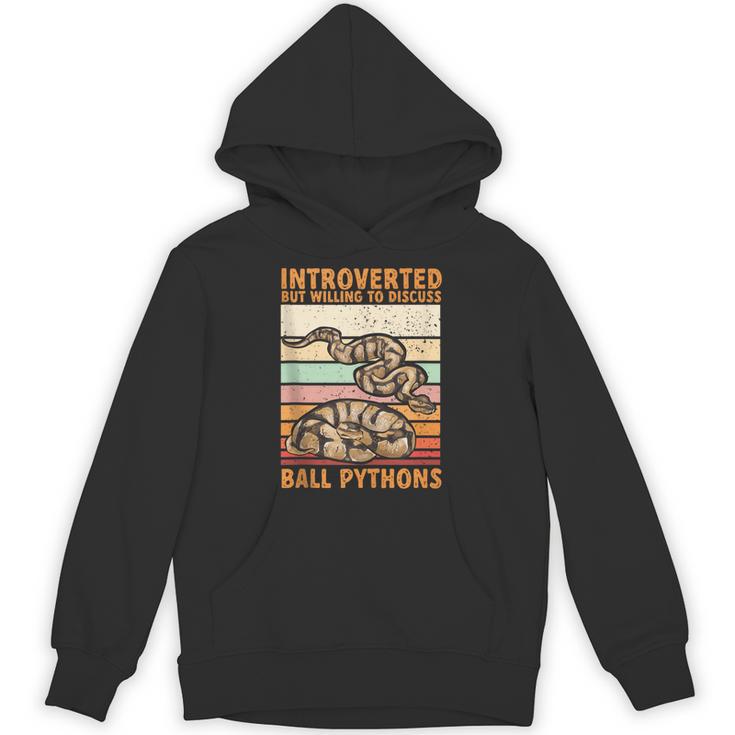 Ball Python Snake Introvert Ball Python Unisex Hoodie