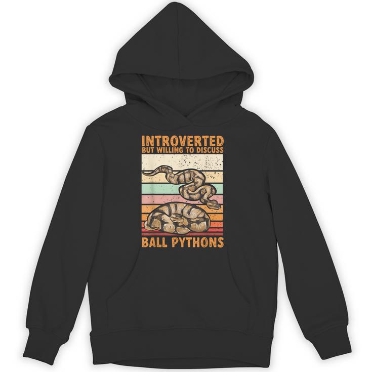 Ball Python Snake Introvert Ball Python Unisex Hoodie