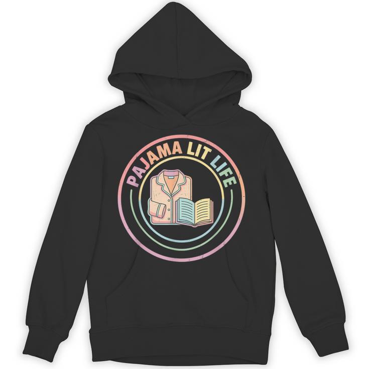 Bedtime Book Lover Reading Pajamas Unisex Hoodie