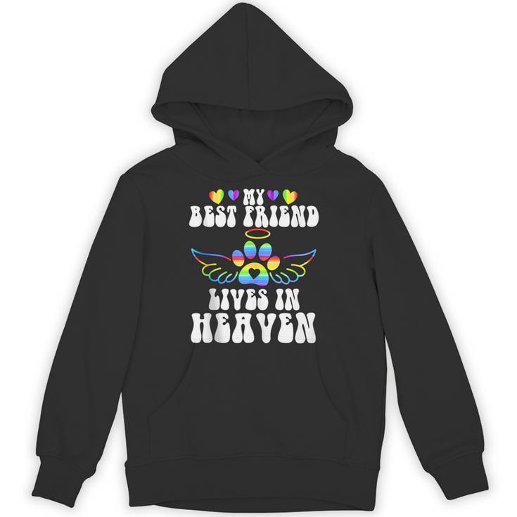 My Best Friend Lives In Heaven Pet Memorial In Memory Of Pet Unisex Hoodie