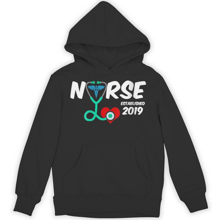 Best Nurse Graduation- RN Nurse Established 2019 LPN Unisex Hoodie