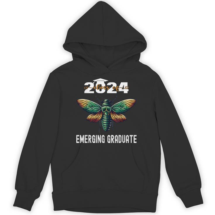 Biology Class Of 2024 Emerging Graduation For Him Unisex Hoodie