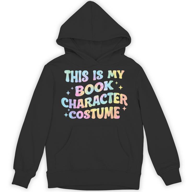This Is My Book Character Costume Book Lover Groovy Unisex Hoodie