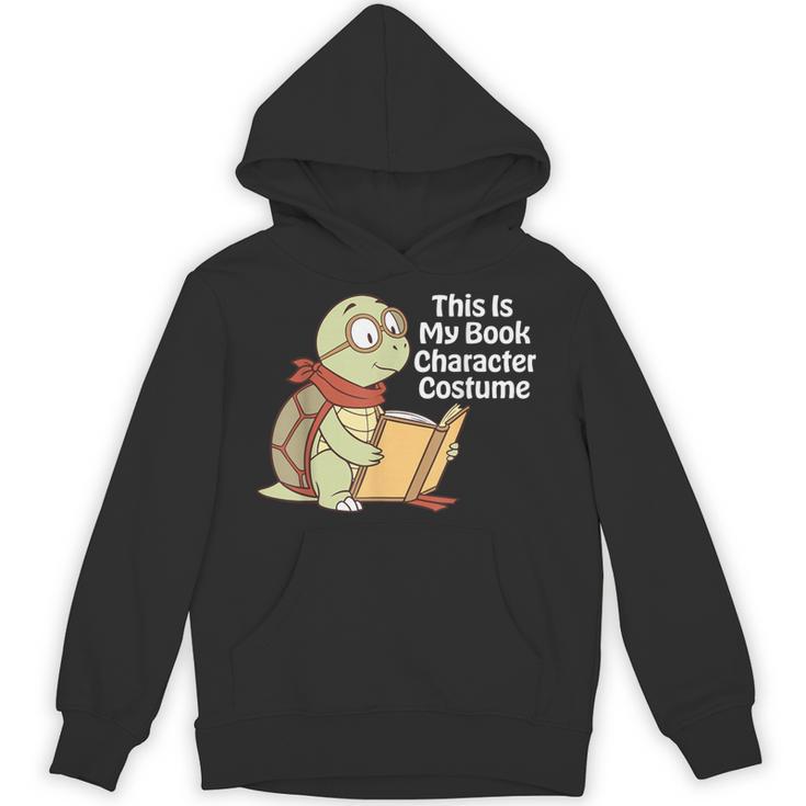 This Is My Book Character Costume Turtle Kids Reading Unisex Hoodie