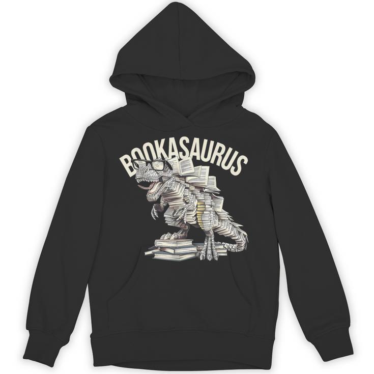 Book Dinosaur Bookworm T-Rex Dino Reading Books Book Unisex Hoodie
