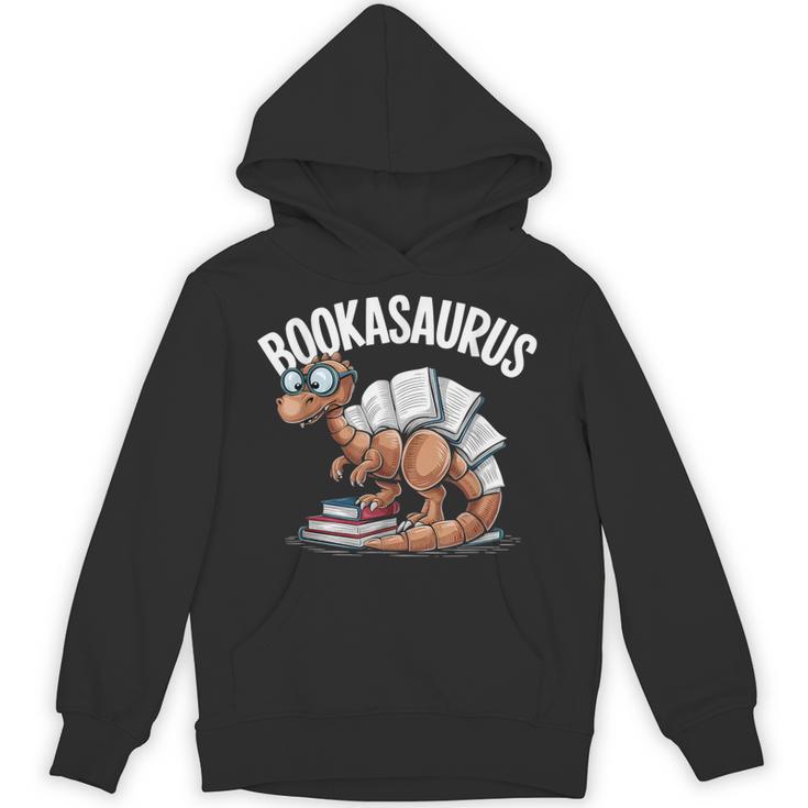 Book Dinosaur T-Rex Bookworm Dino Book Reading Unisex Hoodie