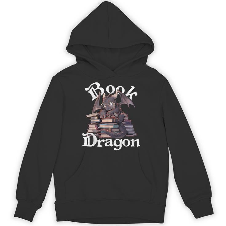 Book Dragon Book Lover Bookworm Book Reader Librarian Unisex Hoodie