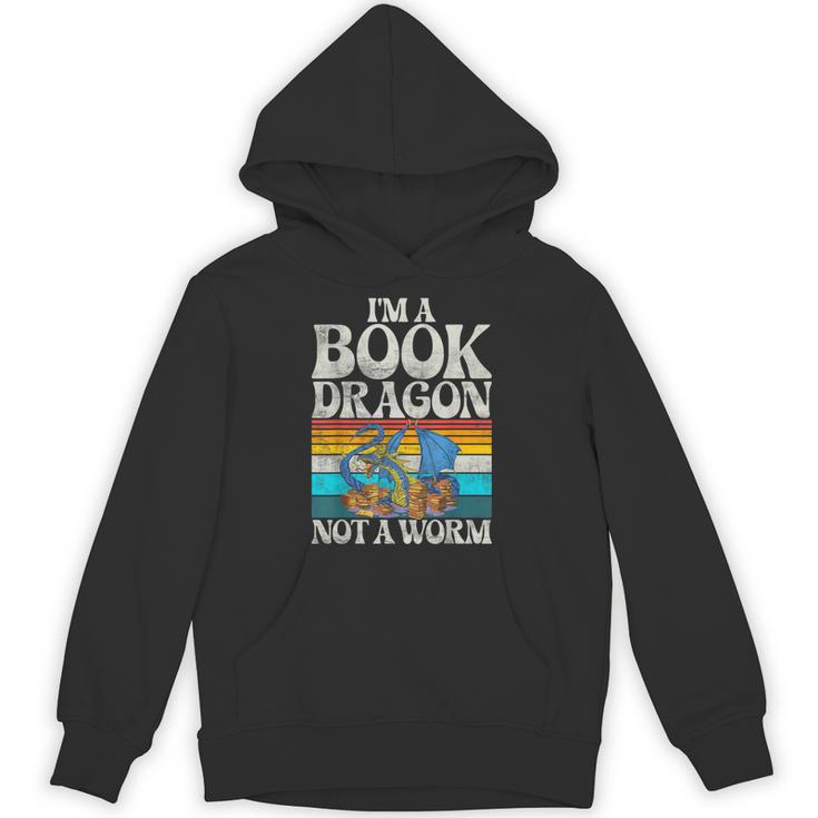 Im a Book Dragon Not a Worm Dragon Unisex Hoodie
