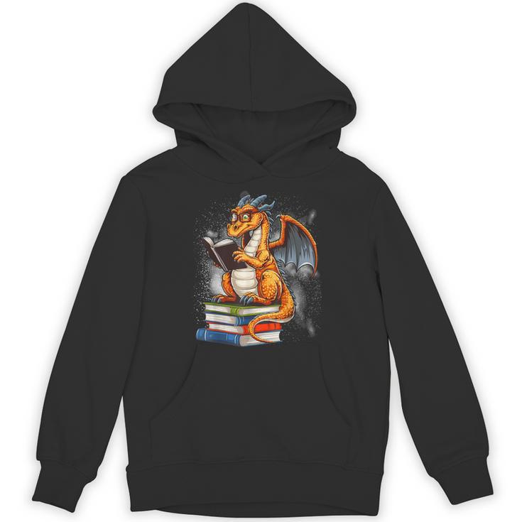 Book Dragon Reading Book Lover Unisex Hoodie
