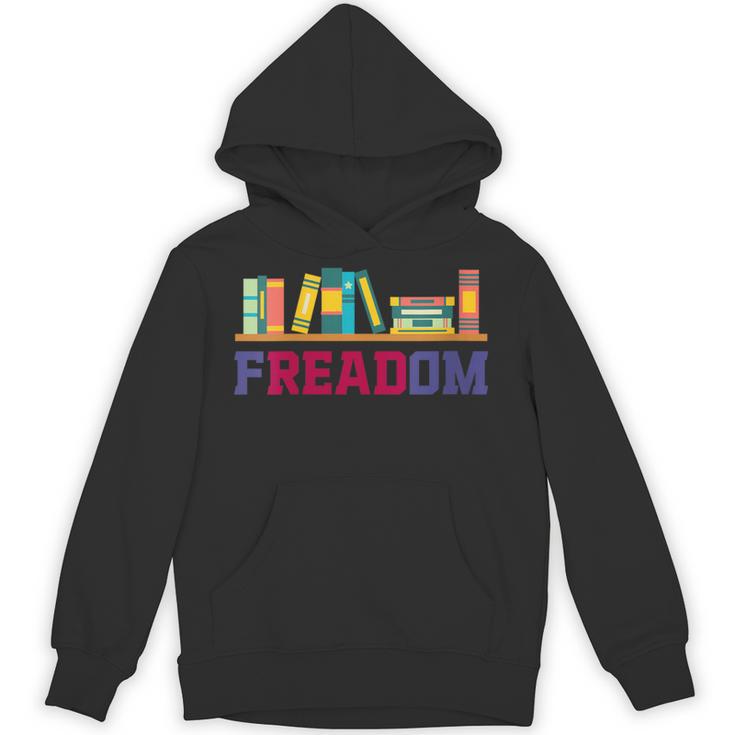 Book Lover Freedom Librarian Vintage Retro Reading Present Unisex Hoodie