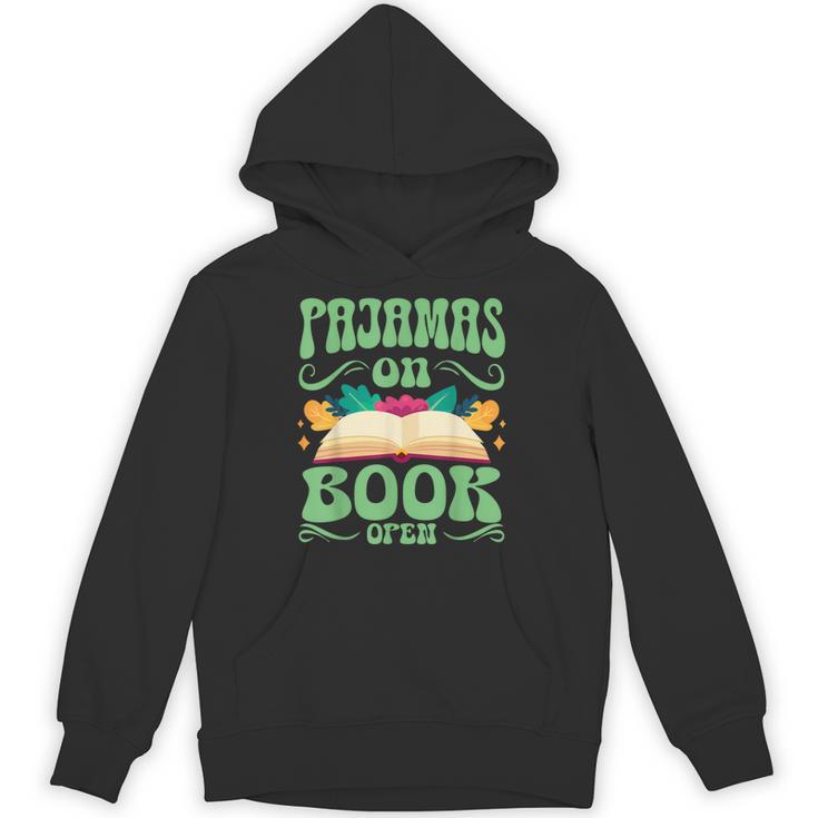 Book And Pajama Pajamas On Book Open Unisex Hoodie