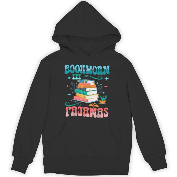 Book Reader Librarian Bookworm In Pajamas Book And Pajama Unisex Hoodie