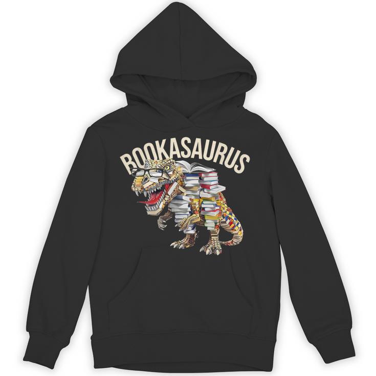 Book Reading Dinosaur T-Rex Dino Bookworm Unisex Hoodie