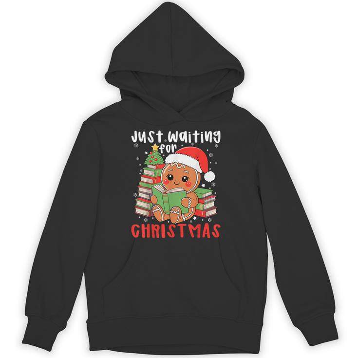Book Reading Just Waiting For Christmas Gingerbread Unisex Hoodie