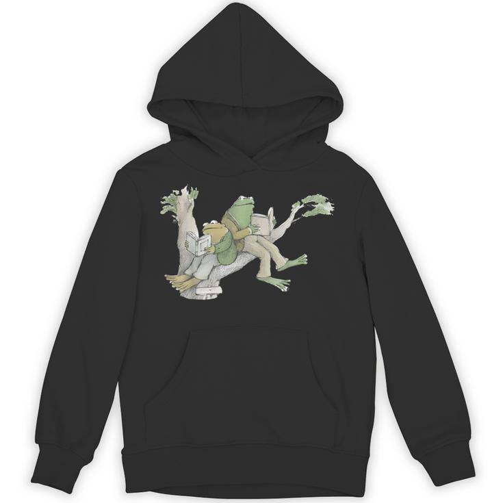 Book Shirt Frog Toad Vintage Book Frog Unisex Hoodie
