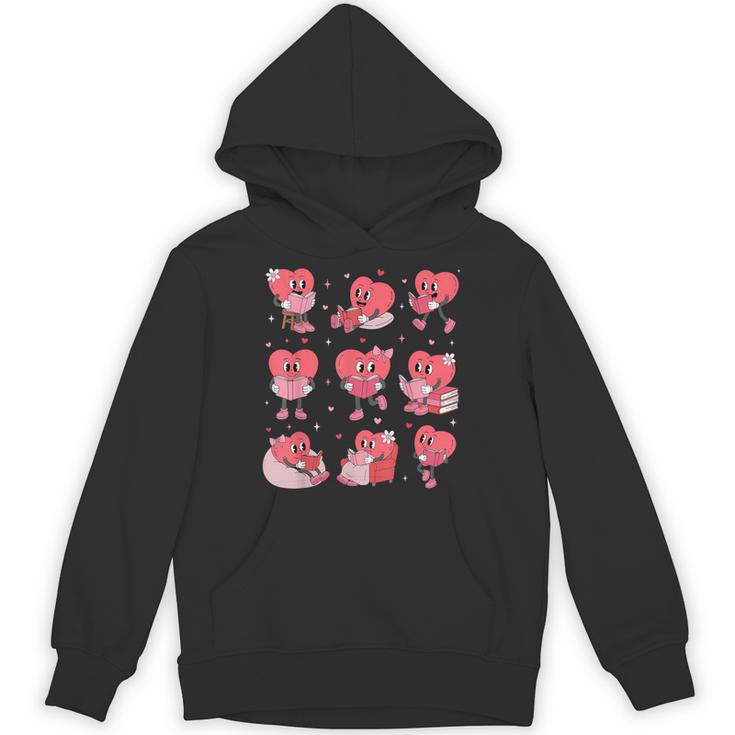 All Booked For Valentine Book Teacher Kids Girls Boys Unisex Hoodie