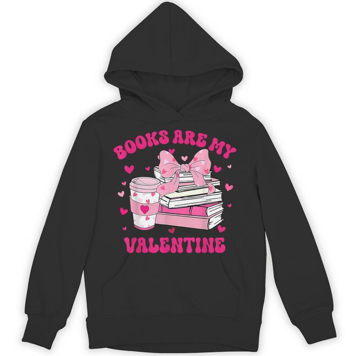 All Booked For Valentines Book Reading Coquette Bow Unisex Hoodie