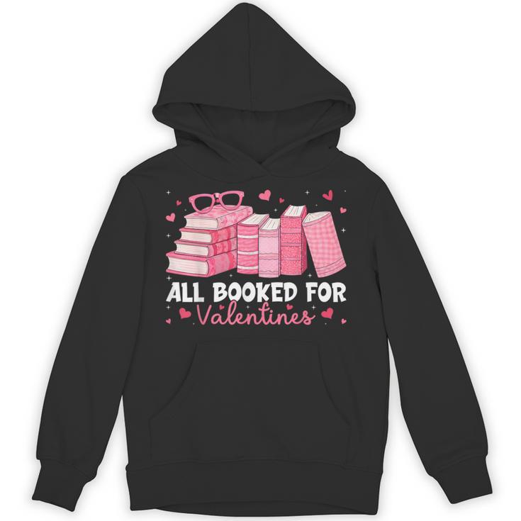 All Booked For Valentines Couple Bookworms Valentine’s Day Unisex Hoodie