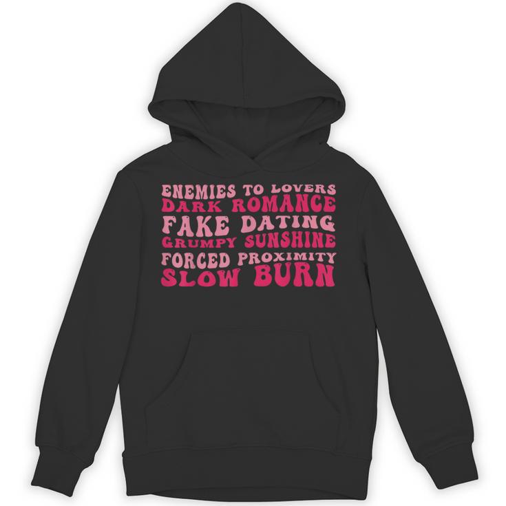 Bookish Romance Tropes Book Club Reader Spicy Book Lover Unisex Hoodie